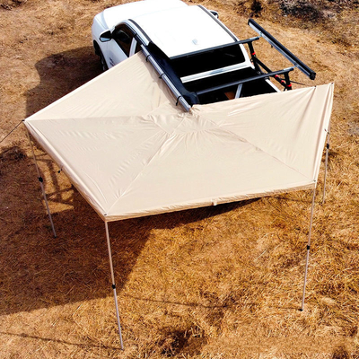 4wd Foxwing Car Cắm trại 270 độ Lều quạt hạng nặng Lều xe phân tán