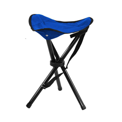 Chaise pliante portative de jambe de la pêche trois de chaises extérieures de camping d'acier inoxydable de 38CM