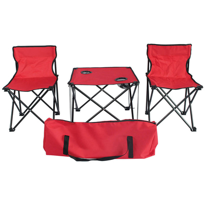 야외 가벼운 야영 테이블 의자 세트 옥스퍼드 해변 유형 표와 의자들