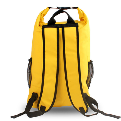 15Lt Travel Lightweight Camping Cooler Bag 500D PVC القماش المشمع حقيبة ظهر حقيبة جافة مقاومة للماء