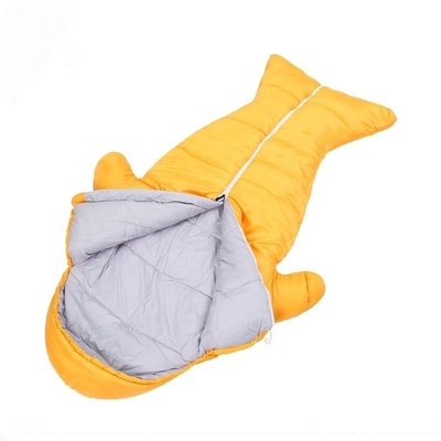 OEM लोगो छोटे Inflatable स्लीपिंग पैड पनरोक थर्मल चिल्ड्रेन एनिमल स्लीपिंग बैग