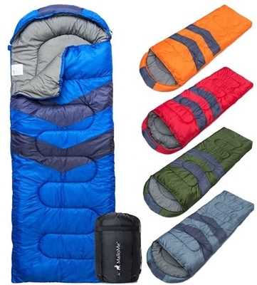 190T polyester het Koude Weer het Kamperen Stootkussen van de Slaaptoestel Geïsoleerde Slaap voor Backpacking