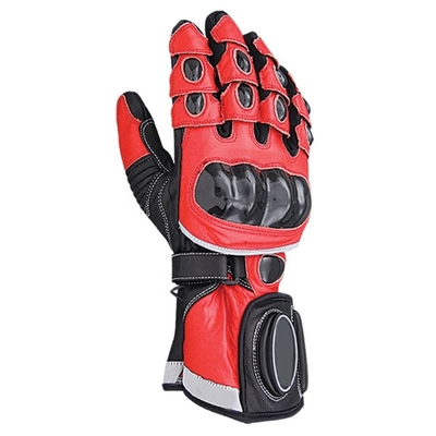 Universal Leather Motorcycle Road Bike Racing Gloves สะดวกสบายสำหรับผู้ชายผู้หญิง Unisex