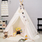 Polyester Old School Style Outdoor Camping Tent Canvas Childrens Indoor Teepee Untuk Anak-Anak