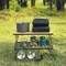 Park Anti Scalding Portable Folding Camping Table ความสูง 25 ซม. พับบาร์บีคิว