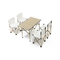Logo Kustom Piknik Dilipat Lipat Meja Berkemah Kursi Set Untuk Aktivitas Luar Ruangan
