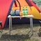 Matériel en bambou se pliant portatif de Tableau de camping de taille ajustable portative de Tavolo