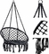 Silla plegable al aire libre de la hamaca del oscilación del agremán de la hamaca de la cuerda de 80 que acampa de los x 60cm