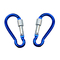 旋回装置の登山の急なホックの注文のロゴ アルミニウムCarabiner Keychainの錠