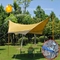 Family Bubble Canvas 160g استبدال خيمة الوتد مرنة خيمة الوتد خواتم الفولاذ المقاوم للصدأ